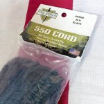画像2: 米軍放出品 TAC SHIELD 550 SURVIVAL CORD 50フィート　BK (2)