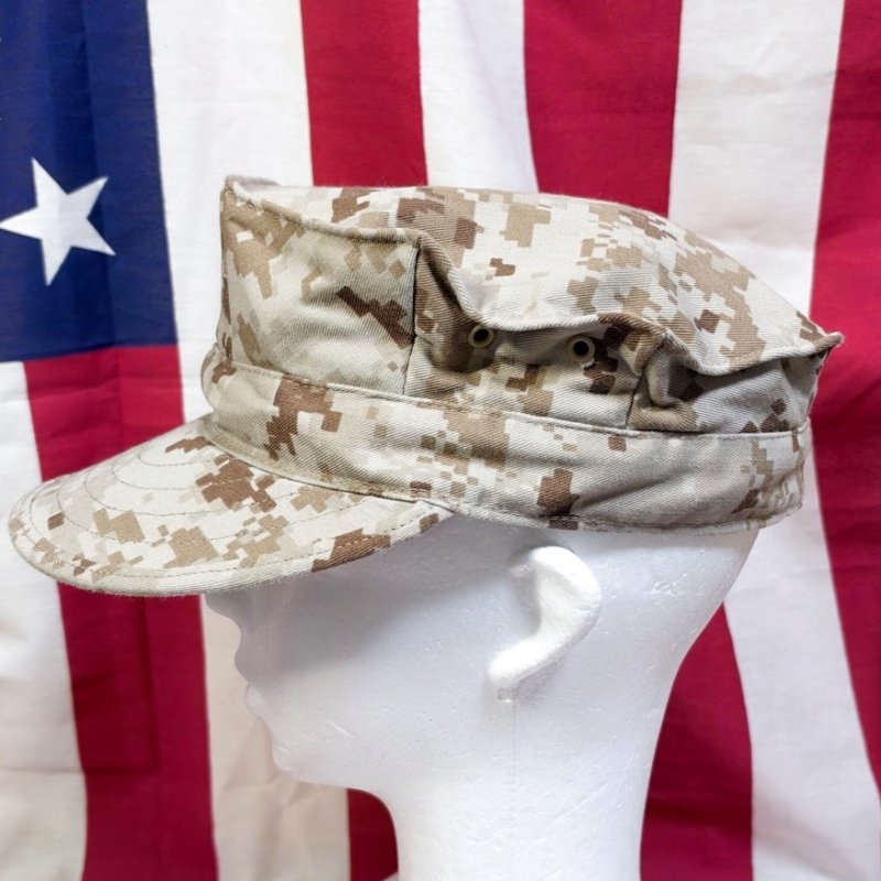 画像2: 米軍実物 USMC　デザートマーパット　CAP　MEDIUM (2)