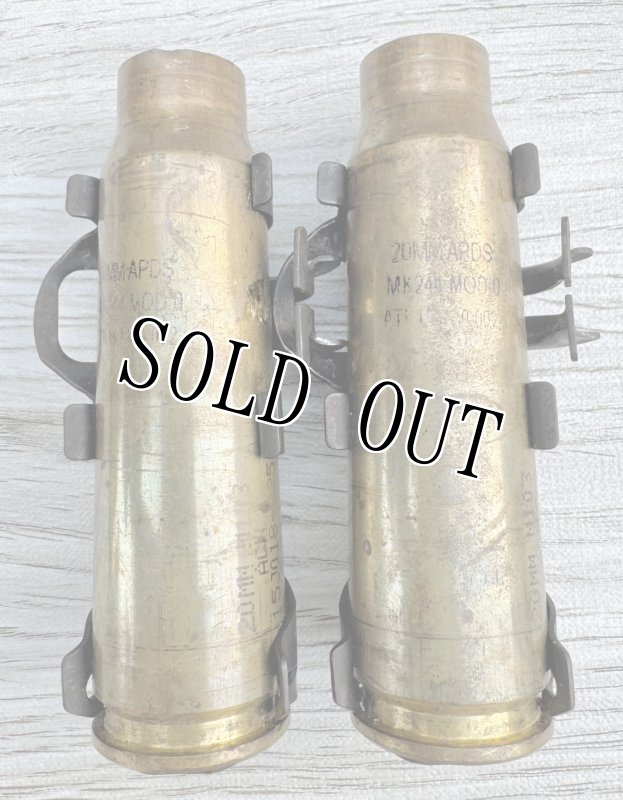 画像8: 米軍実物 20mm MK244 機関砲空薬莢 使用済み 安全品 2個 (8)