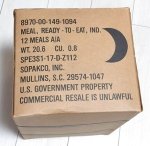 画像3: 米軍実物 2023年検【SOPAKCO】MREレーション/戦闘食 MENU-A (3)