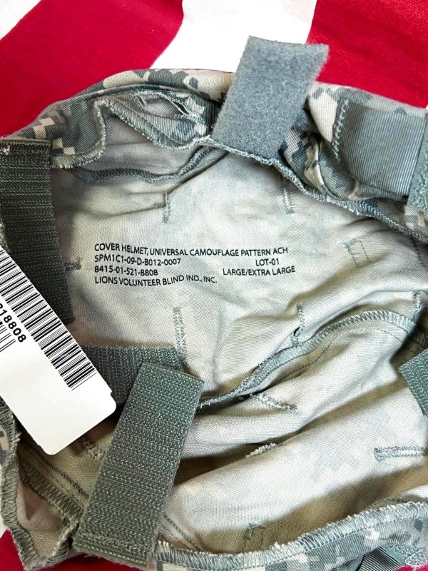 画像3: 米軍実物　ACU　ヘルメットカバー　LARGE / X LARGE (3)