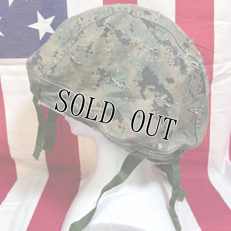 画像2: 米軍海兵隊実物 USMC  LWH ライトウェイトヘルメット　 ウッドランドマーパット・デザート　リバーシブルヘルメットカバー (2)