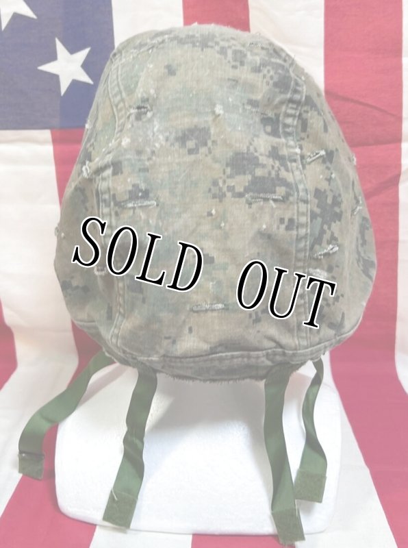 画像3: 米軍海兵隊実物 USMC  LWH ライトウェイトヘルメット　 ウッドランドマーパット・デザート　リバーシブルヘルメットカバー (3)