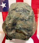 画像7: 米軍海兵隊実物 USMC  LWH ライトウェイトヘルメット　 ウッドランドマーパット・デザート　リバーシブルヘルメットカバー (7)