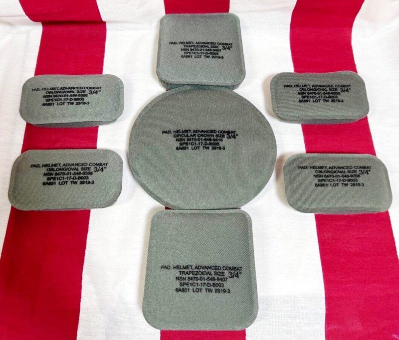 画像1: 米軍実物 ACH/MICH　PAD HELMET 　ヘルメットパッドセット (1)