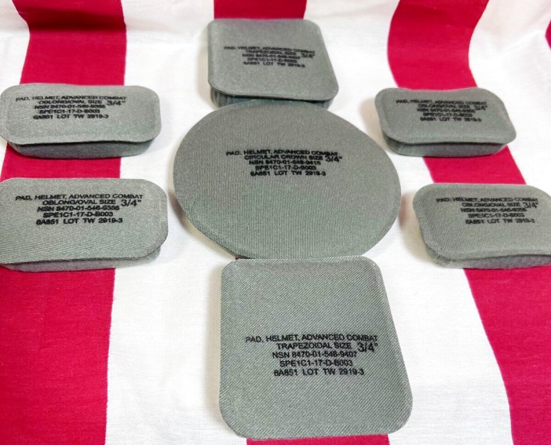 画像3: 米軍実物 ACH/MICH　PAD HELMET 　ヘルメットパッドセット (3)