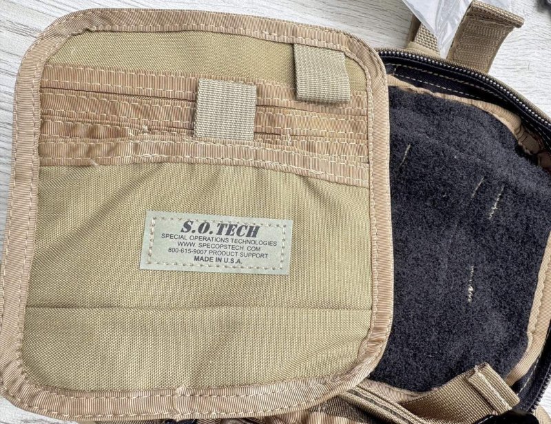 画像7: 米軍放出品 SO.TECH レッグパネル ・IFAKポーチ トラウマポーチ (7)