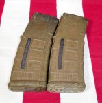 画像2: 米軍実物 MAGPUL PMAG 30 GEN M3 AR-15/M4/M16 30連マガジン   WINDOW 両窓 30rd マグ 5.56mm コヨーテタン　2個セット  (2)