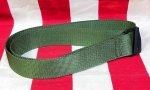 画像1: 米軍実物　BDU　ベルト　OD　105cm　 (1)