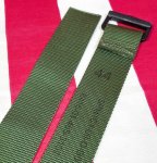 画像2: 米軍実物　BDU　ベルト　OD　105cm　 (2)