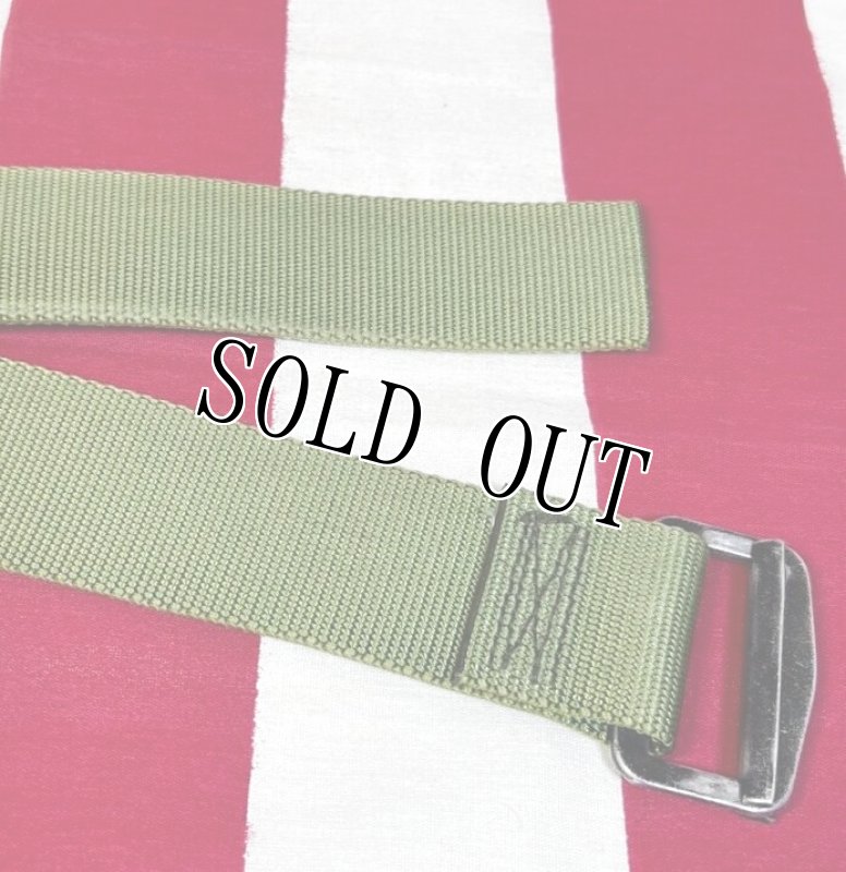 画像2: 米軍実物　BDU　ベルト　OD　107cm　 (2)