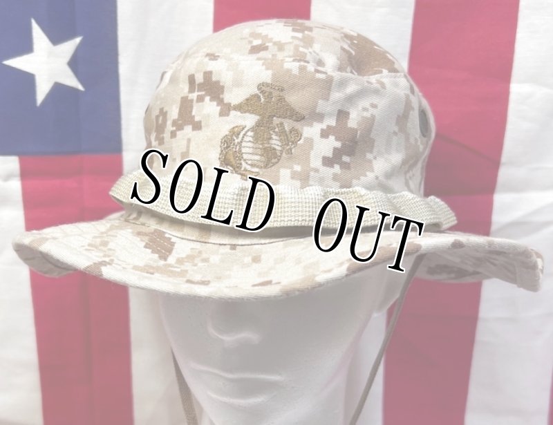 画像1: 米軍実物 デザートマーパットブーニーハット　MEDIUM (1)