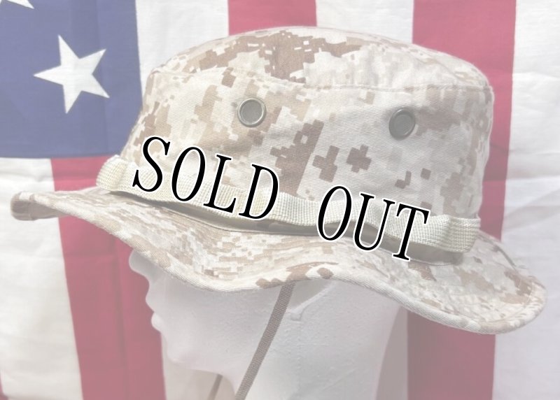 画像2: 米軍実物 デザートマーパットブーニーハット　MEDIUM (2)