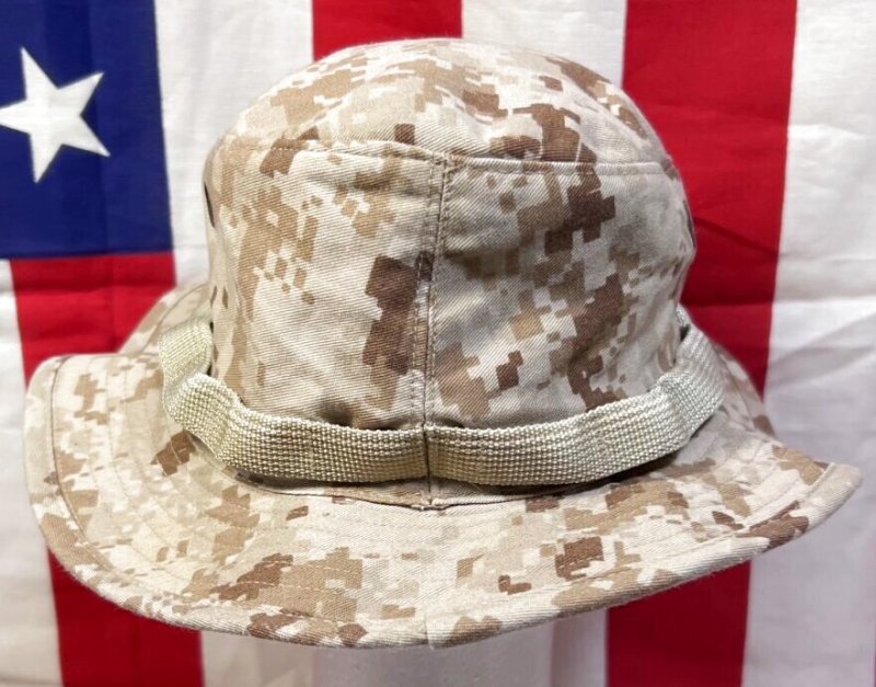 画像3: 米軍実物 デザートマーパットブーニーハット　MEDIUM (3)