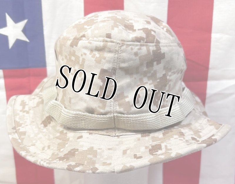 画像3: 米軍実物 デザートマーパットブーニーハット　MEDIUM (3)