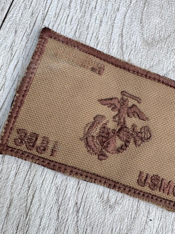 画像2: 米軍実物 US MARINE ネーム ワッペン (2)