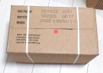 画像1: 米軍実物 2025年10月検【アメリカル】MREレーション非常食/戦闘食 MENU-A (1)