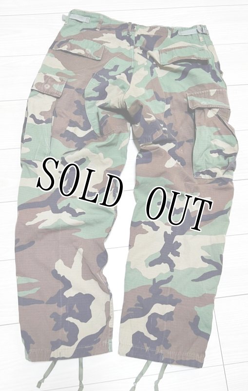 画像4: 米軍実物,ウッドランドカモ　迷彩パンツ　MEDIUM-SHORT (4)