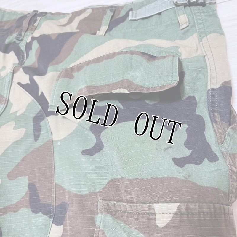 画像5: 米軍実物,ウッドランドカモ　迷彩パンツ　MEDIUM-SHORT (5)