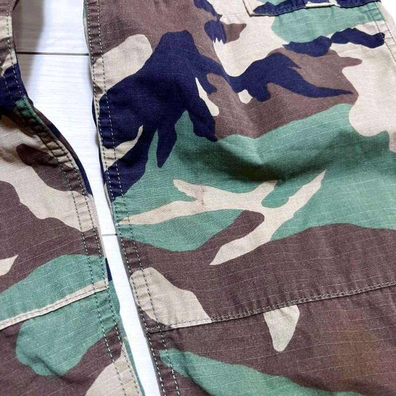 画像2: 米軍実物,ウッドランドカモ　迷彩パンツ　LARGE-REGULAR (2)