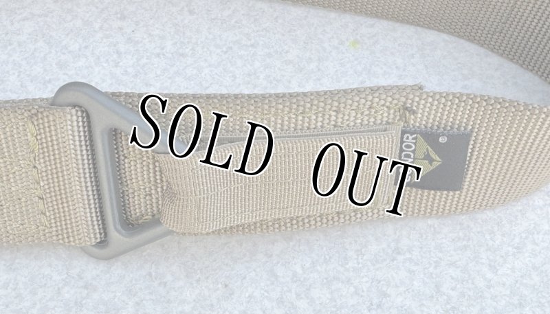 画像2: 米軍放出品 CONDOR コンドル リガー ベルト S/M タン (2)