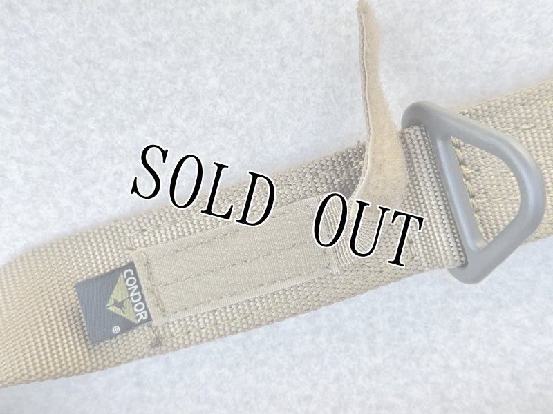 画像3: 米軍放出品 CONDOR コンドル リガー ベルト S/M タン (3)