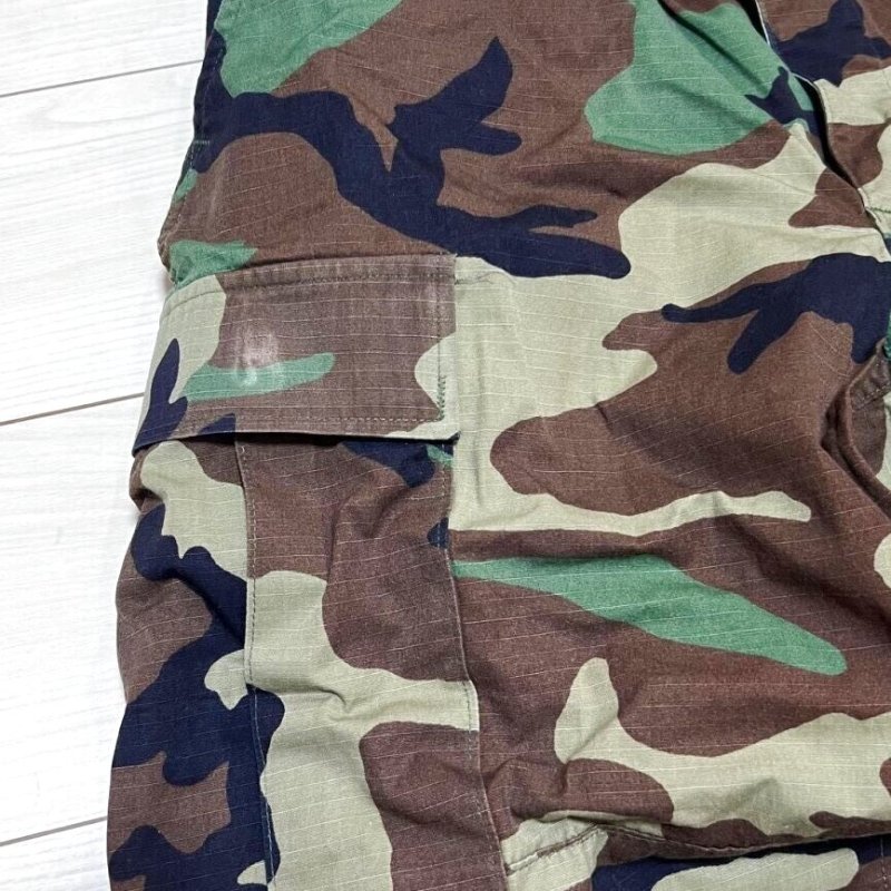 画像2: 米軍実物,ウッドランドカモ　迷彩パンツ　MEDIUM-SHORT (2)