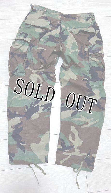 画像3: 米軍実物,ウッドランドカモ　迷彩パンツ　MEDIUM-SHORT (3)