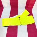 画像1: 米軍実物 反射 リフレクション べルト イエロー (1)