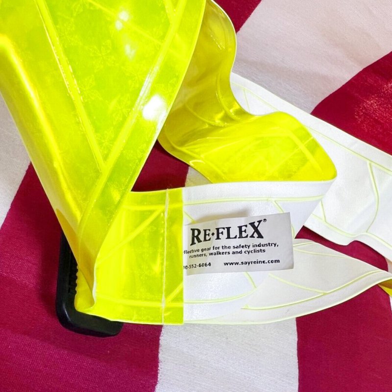 画像2: 米軍実物 反射 リフレクション べルト イエロー (2)