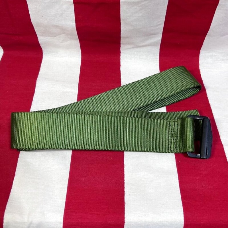 画像1: 米軍実物　BDU　ベルト　OD　108cm　 (1)