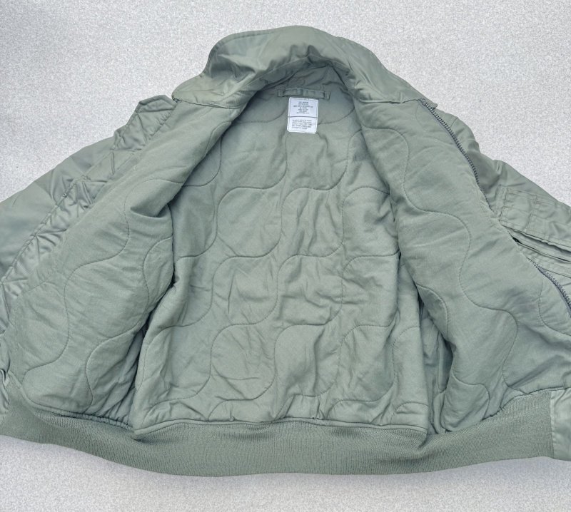 画像2: 米軍実物 JACKET,FLYER'S,COLDWEATHER,CWU-45/P　 フライトジャケット MEDIUM (2)