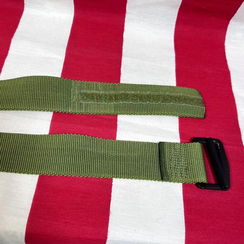 画像2: 米軍実物　BDU　ベルト　OD　91cm　 (2)