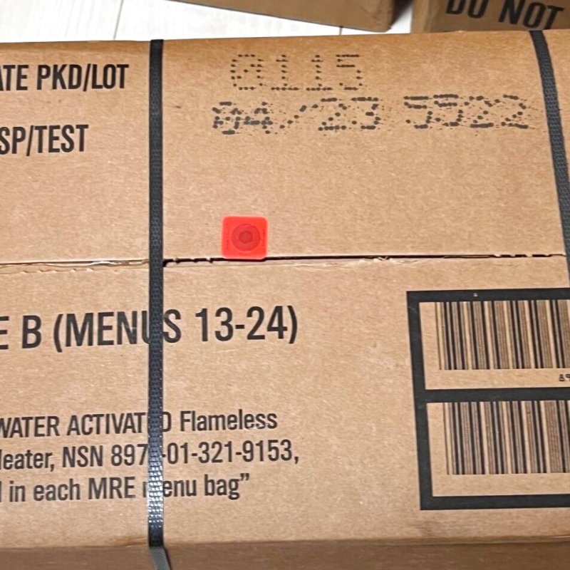 画像2: 米軍実物 2023年検【SOPAKCO】MREレーション/戦闘食 MENU-B (2)