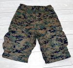 画像1: 海兵隊実物 USMC　ウッドマーパットハーフパンツ　SMALL (1)