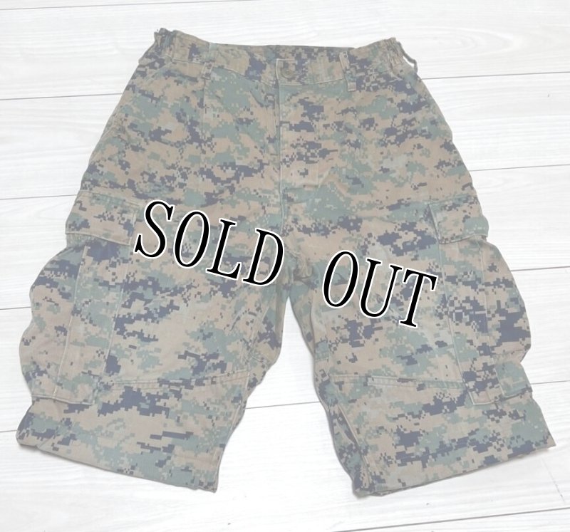 画像1: 海兵隊実物 USMC　ウッドマーパットハーフパンツ　SMALL (1)
