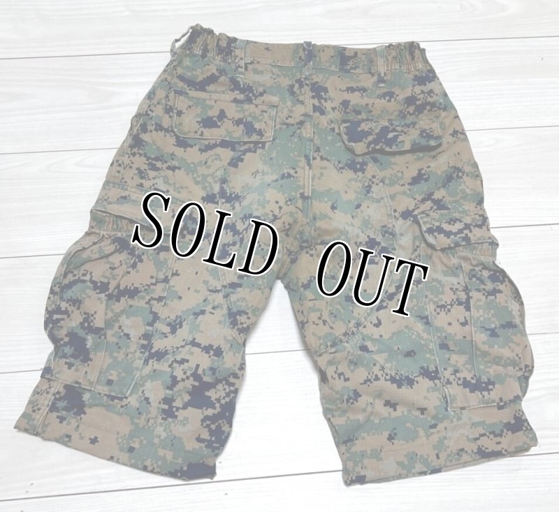 画像2: 海兵隊実物 USMC　ウッドマーパットハーフパンツ　SMALL (2)
