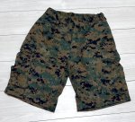 画像1: 海兵隊実物 USMC　ウッドマーパットハーフパンツ　SMALL (1)