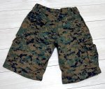 画像2: 海兵隊実物 USMC　ウッドマーパットハーフパンツ　SMALL (2)