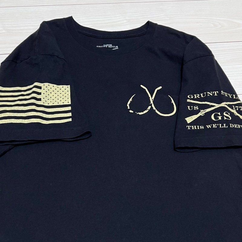 画像2: 米軍放出品　GRUNT STYLE　Tシャツ　LARGE (2)
