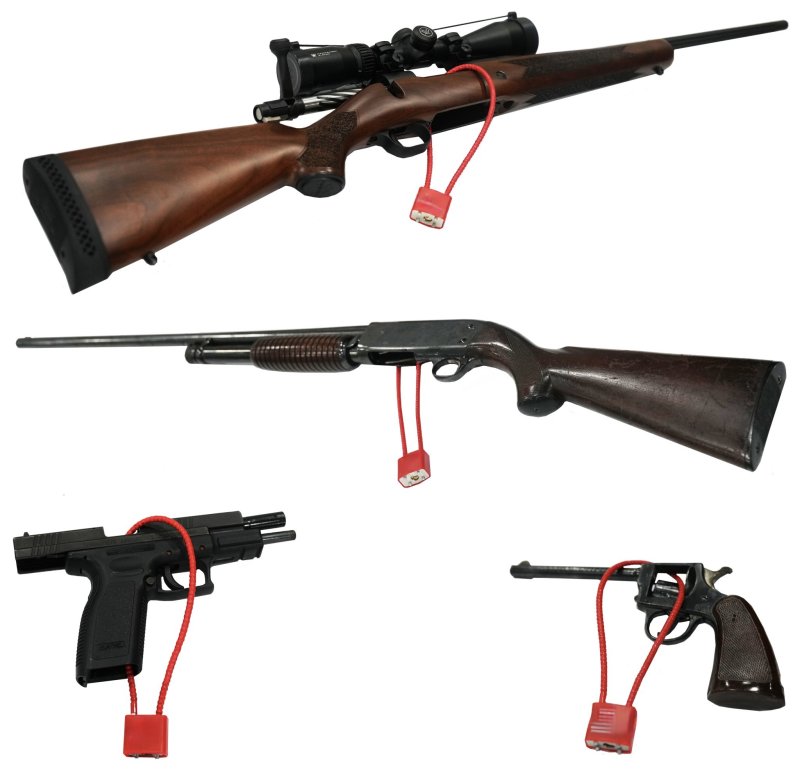 画像5: 米軍放出品 ケーブル ガンロック セキュリティーロック (5)