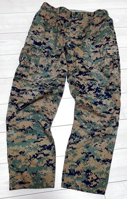 画像1: 海兵隊実物 USMC　ウッドランドマーパットパンツ　LARGE-REGULAR (1)