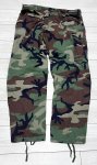 画像4: 米軍実物,ウッドランドカモ　迷彩パンツ　LARGE-REGULAR (4)