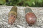 画像2: 米軍実物 5.56mm x 38口径 38SP 空薬莢 薬莢 2発セット 使用済み 安全品 (2)