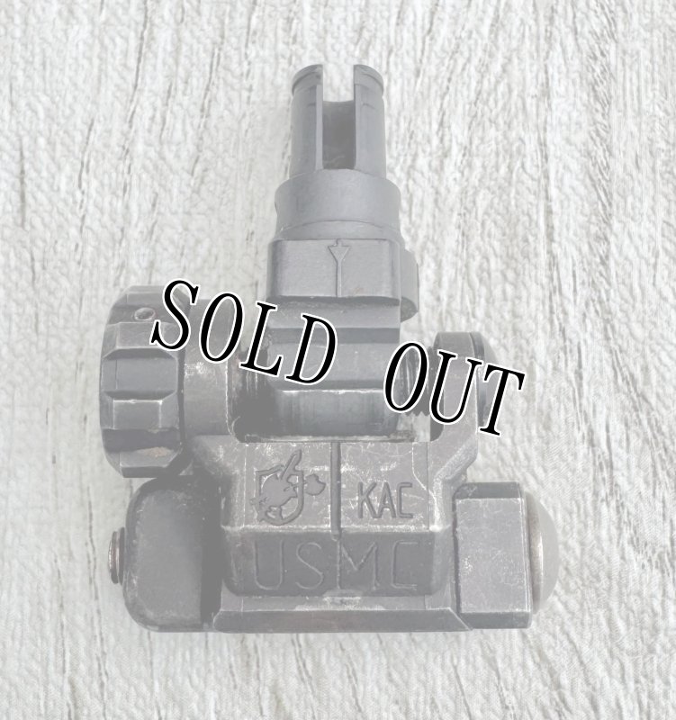画像1: 海兵隊実物 Micro Rear Sight Assembly 600 METER  USMC マイクロ フリップアップ リアサイト (1)