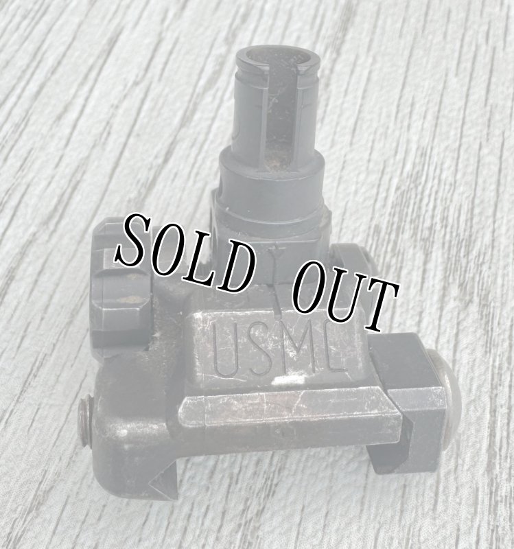 画像3: 海兵隊実物 Micro Rear Sight Assembly 600 METER  USMC マイクロ フリップアップ リアサイト (3)