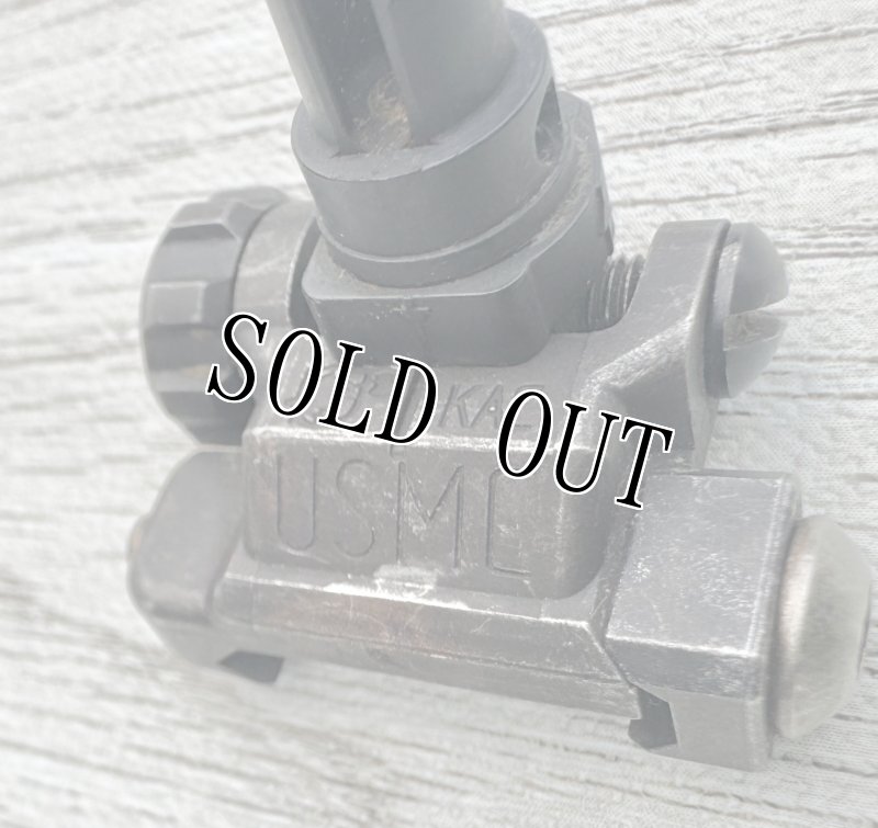 画像5: 海兵隊実物 Micro Rear Sight Assembly 600 METER  USMC マイクロ フリップアップ リアサイト (5)