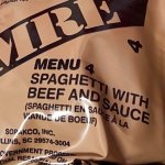 画像2: 米軍実物 2023年検【SOPAKCO】MREレーション/戦闘食 3個セット キャンプ 車中泊 (2)