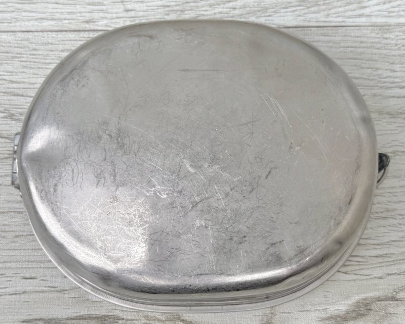 画像5: 米軍実物 メスキットパン&ナイフ・ホーク・スプーンセット1945年 メスティン (5)