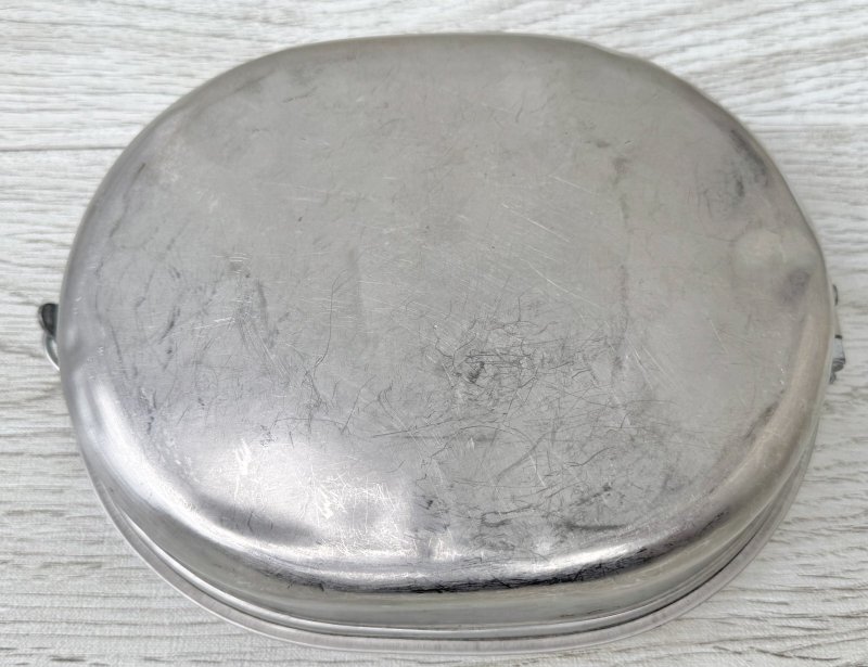 画像6: 米軍実物 メスキットパン&ナイフ・ホーク・スプーンセット1945年 メスティン (6)